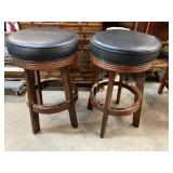 PR OF QUALITY SWIVEL BAR STOOLS