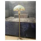 TIFFANY STYLE DRAGON FLY 2 BULB FLOOR LAMP