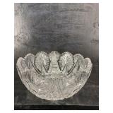 LARGE ANTIQUE BRILLIANT PERIOD CUT GLASS PUNCH