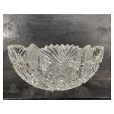 ANTIQUE BRILLIANT PERIOD CUT GLASS BOWL