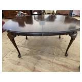 ETHAN ALLEN CHERRY QUEEN ANNE DINING TABLE
