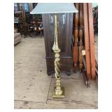 SOLID BRASS BARLEY TWIST FLOOR LAMP
