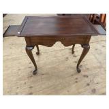 SOLID CHERRY QUEEN ANNE TEA TABLE