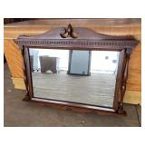 WALNUT CARVED MIRROR