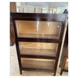 WALNUT 3 STACK BOOKCASE