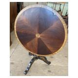 PINWHEEL INLAID TILT TOP TABLE