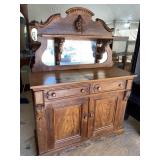 OAK VICTORIAN SIDEBOARD