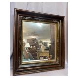 WALNUT SHADOWBOX MIRROR