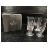SET OF 4 WATERFORD LISMORE ICED TEA GLASSES
