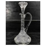 LARGE OLDER AMERICAN BRILLIANT CUT GLASS DECANTER