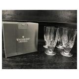 SET OF 4 WATERFORD LISMORE 14 OZ ICED TEA