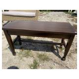 MAHOGANY PIANO BENCH