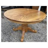 ROUND MODERN SOLID OAK TABLE