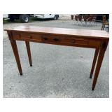 MAHOGANY 2 DRAWER CONSOLE TABLE