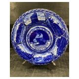 ROWLAND & MARSELLUS FLOWBLUE PLATE