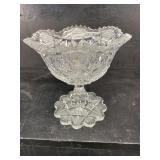 CUT GLASS COMPOTE