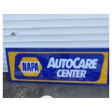 NAPA AUTOCARE CENTER SIGN 81 WIDE 29 TALL