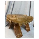 LEATHER TOP CAMEL SADDLE