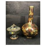 2 PIECES OF CLOISENNE