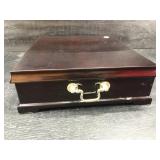 MAHOGANY JEWELRY BOX