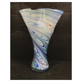 LARGE ART GLASS VASE
