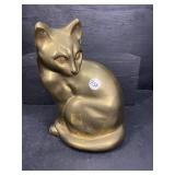 LARGE BRASS CAT
