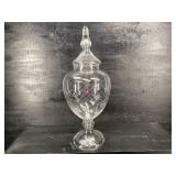 HUGE PRINCESS HOUSE ETCHED CRYSTAL LEMONADE
