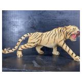 OLDER HARD PLASTER FUR COVERED PLASTER TIGER