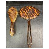 OLDER CATALIN MIRROR AND BRUSH SET