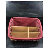 LARGE ANGLED LONGABERGER BASKET