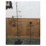 2 IRON LONGABERGER STANDS