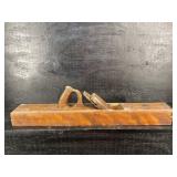 ANTIQUE SIGNED LARGE WOOD PLANE