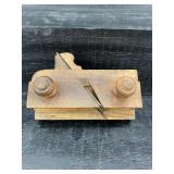 RARE ANTIQUE 4 HANDLE WOOD PLANE