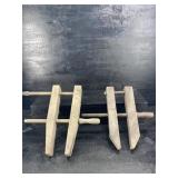 ANTIQUE WOOD CLAMPS