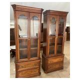 PR OF HICKORY CHAIR CHERRY CURIOS