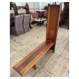 RARE HANGING FOLD DOWN PINE BENCH