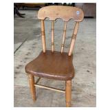 EARLY PINE CHILDS CHAIR