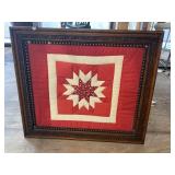 FRAMED STAR PATTERN QUILT