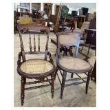 LOT OF 2 VICTORIAN HIP REST CHAIRS
