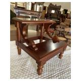 SOLID MAHOGANY BED STEP