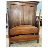 SOLID CHERRY TALL POSTER BED