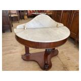 19TH CENTURY MARBLE TOP CONSOLE TABLE