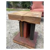 BOOK FORMED END TABLE