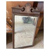 WALNUT HANGING MIRROR