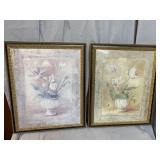 PR OF MODERN FLORAL STILL LIFE PRINTS