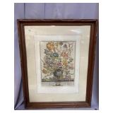 MARCH ENGRAVING PRINT