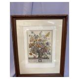 NOVEMBER ENGRAVING PRINT