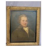 EARLY PORTRAIT PAINTING OIL ON CANVAS