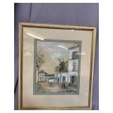 DOUBLE MATTED WATERCOLOR