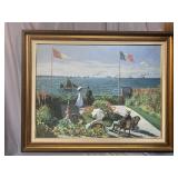 MID CENTURY PRINT ON CANVAS